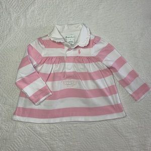 Ralph Lauren Striped Long sleeve Shirt 9M